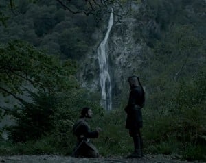 Viking - roundwood - tournage - lac - wicklow - irlande - powerscourt - ragnar - lough tay - photo