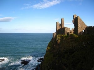 Dunluce castle- château - Irlande du nord - Antrim - visites - tourisme - cuisines